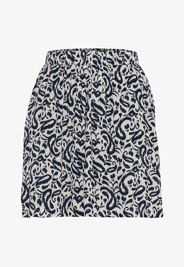 ICHI - Shorts ihMarrakech Aop Sho5 - Blå