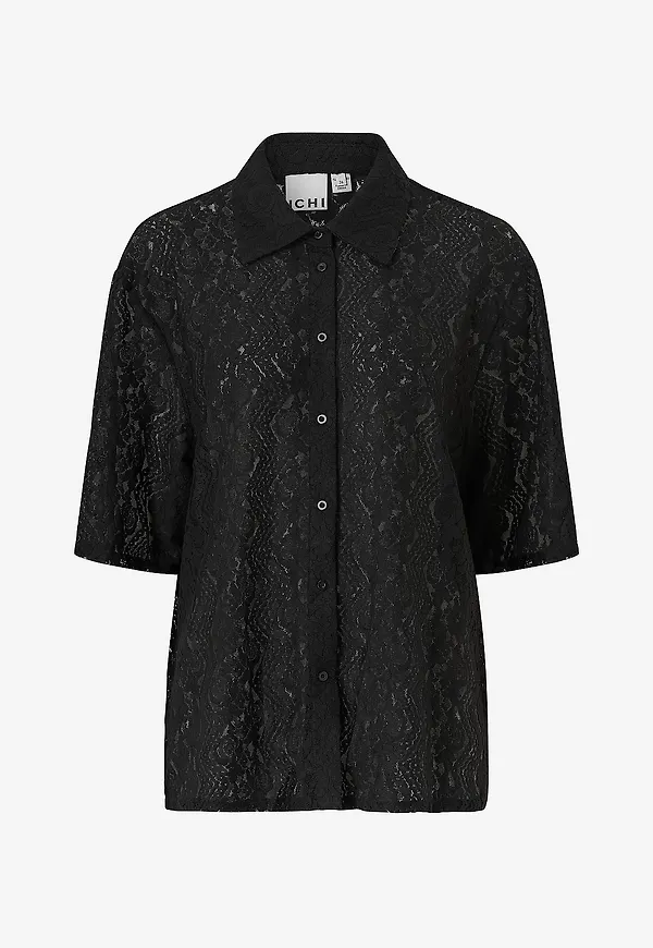 ICHI - Skjorta ihBunala Shirt/blouse - Svart