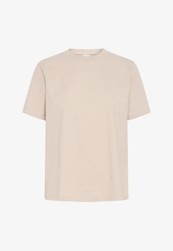 ICHI - T-shirt ihPalmer Loose SS - Beige