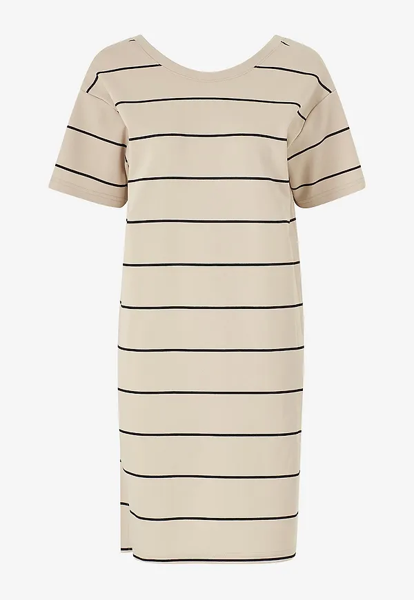 ICHI - T-shirtklänning ihKala Dr2 - Beige