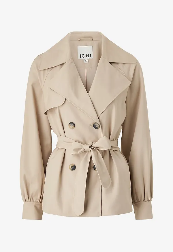 ICHI - Trenchcoat ihFunola JA - Beige