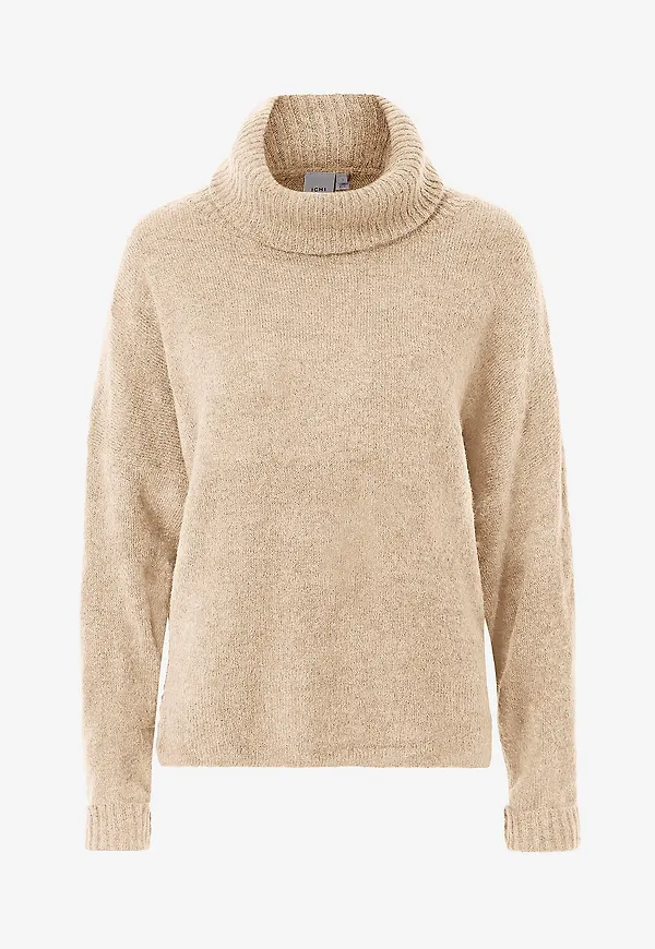 ICHI - Tröja ihKamara Rn - Beige