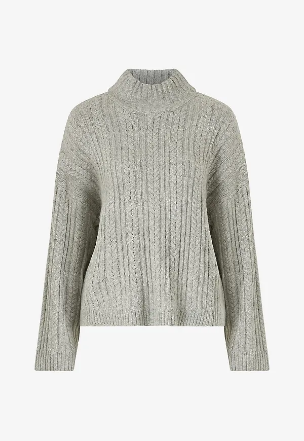 ICHI - Tröja ihMylle LS5 - Grå