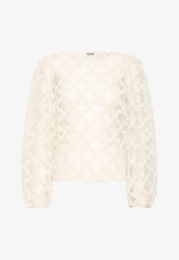 ICHI - Blus Ihelki LS - Vit