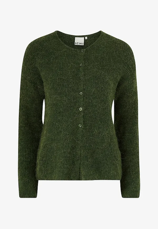 ICHI - Cardigan IhkAmara Ca13 - Grön