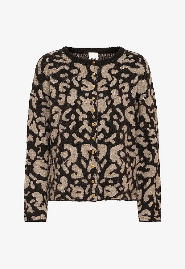 ICHI - Cardigan ihKamara CA15 - Svart