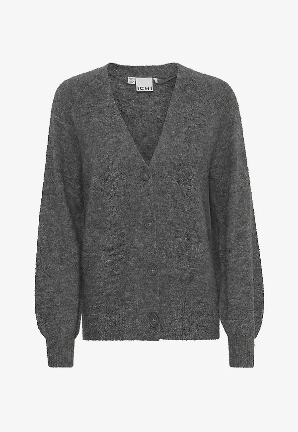 ICHI - Cardigan ihKamara Ca3 - Grå
