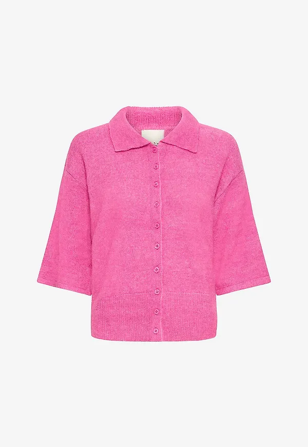 ICHI - Cardigan Ihkamara Ss2 - Rosa