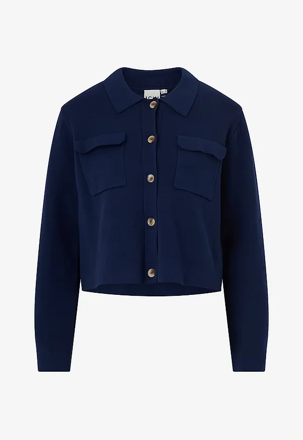 ICHI - Cardigan ihKetty CA - Blå