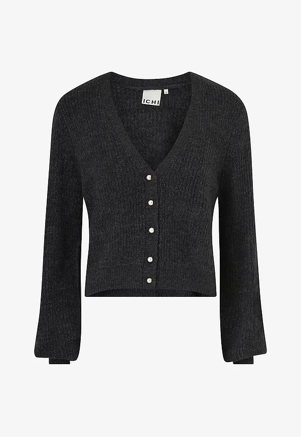 ICHI - Cardigan ihMarin Ca5 - Svart