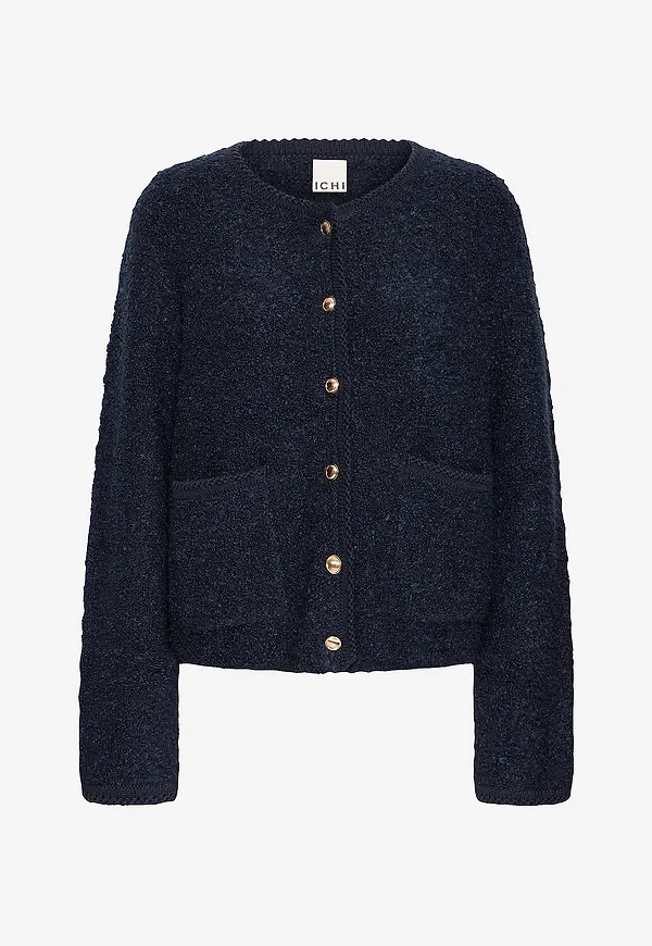 ICHI - Cardigan ihValmai ca2 - Blå