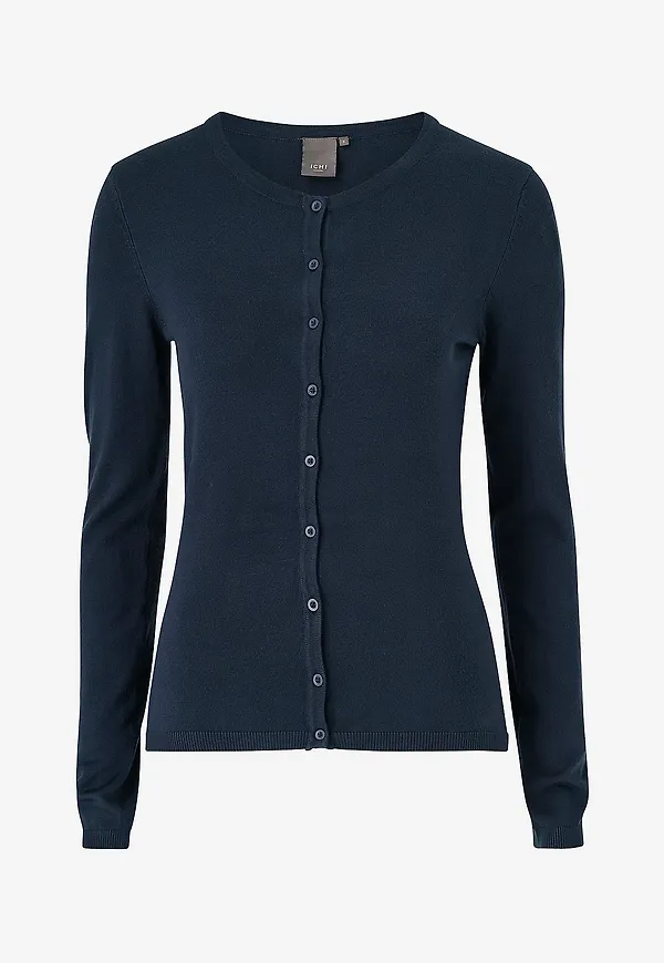 ICHI - Cardigan Mafa O Ca - Blå