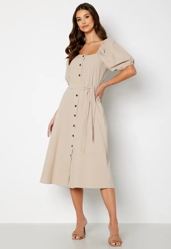 ICHI Erian Dress 151308 Doeskin 36