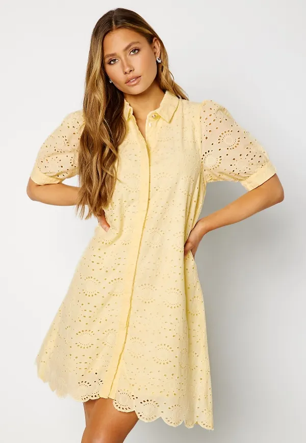 ICHI Fausta Dress 120815 Vanilla Custa 36