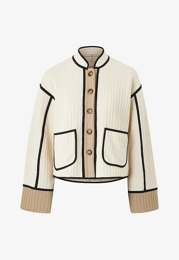 ICHI - Jacka ihKate Quilted JA - Vit