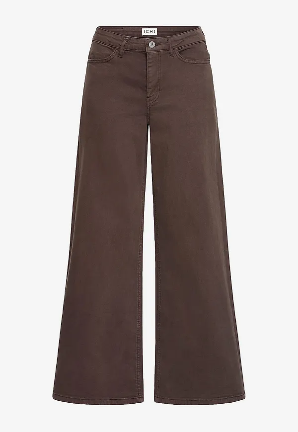 ICHI - Jeans ihZiggy Wide PA - Brun