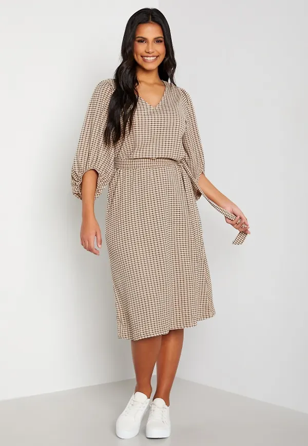 ICHI Junca Dress 151308 Doeskin S