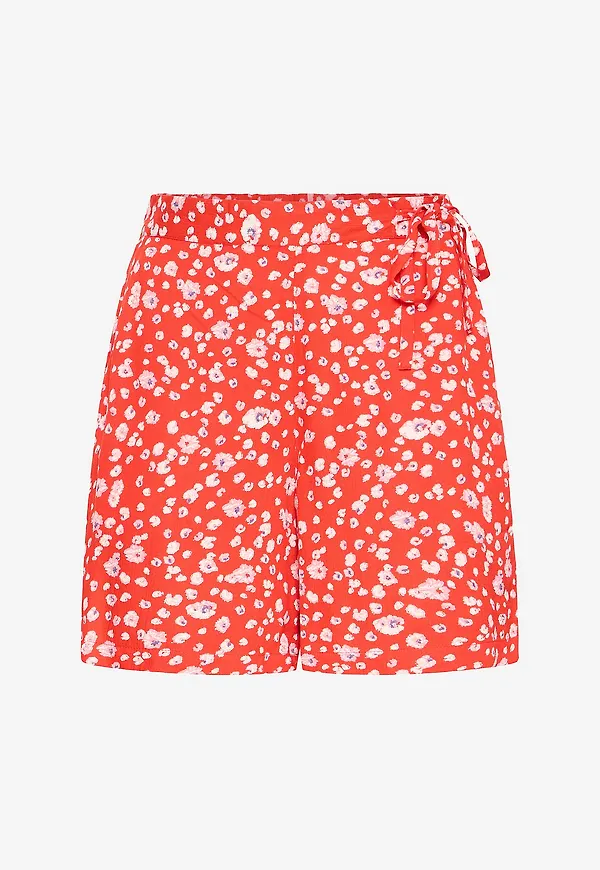 ICHI - Shorts ihMarrakech Aop Sho4 - Röd