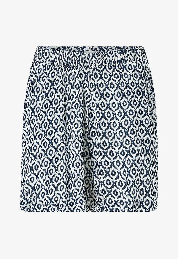 ICHI - Shorts ihMarrakech Aop Sho6 - Blå