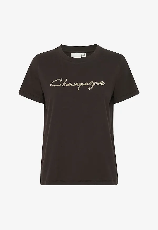 ICHI - T-shirt ihCamino Ss25 - Svart