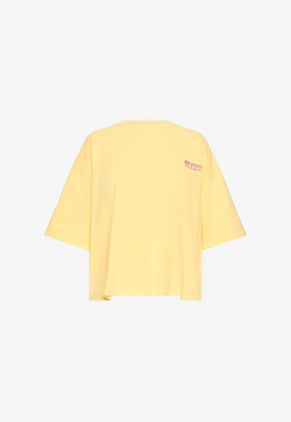 ICHI - T-shirt ihNica Ss4 - Gul