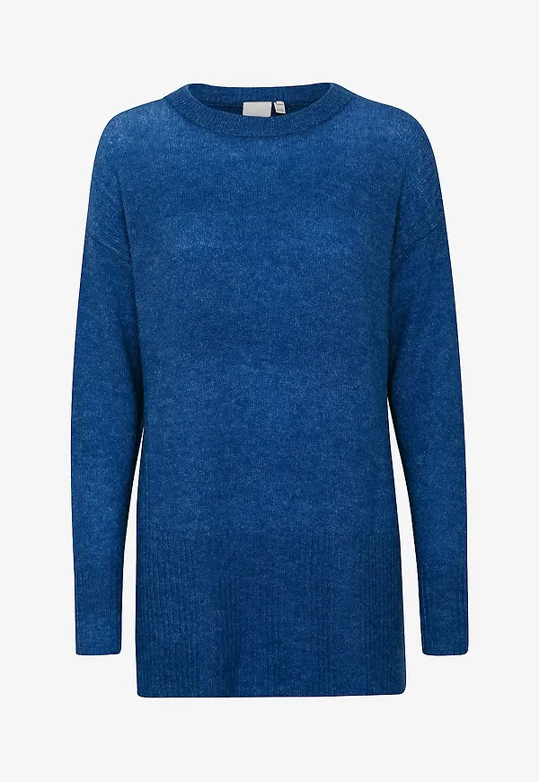ICHI - Tröja ihKamara Long LS - Blå