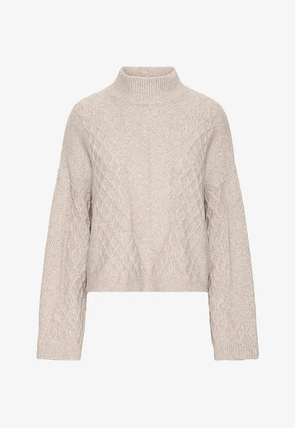 ICHI - Tröja ihMylle Ls6 - Beige