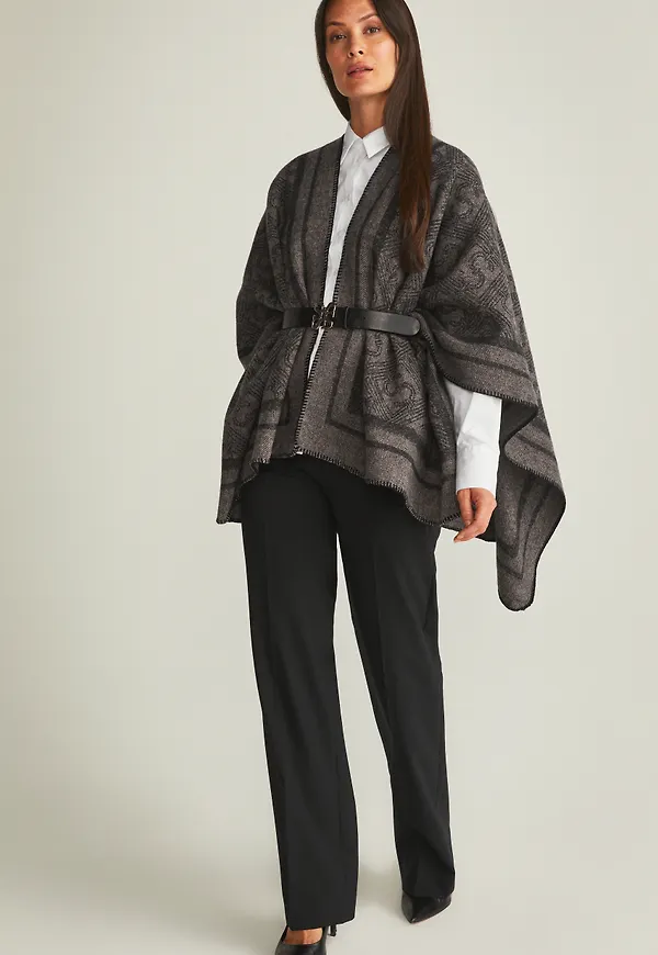 Icon wool poncho