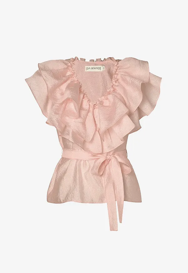 Ida Sjöstedt - Blus Eyra Top - Rosa