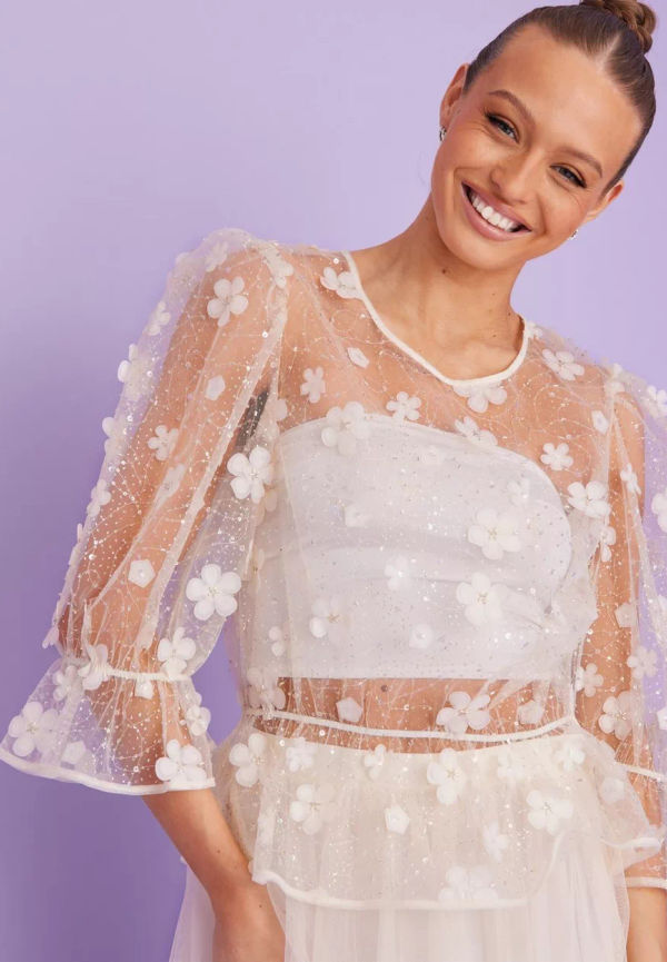Ida Sjöstedt - Långärmade toppar - Cream - Mirage Top - Toppar & T-shirts - Women's tops