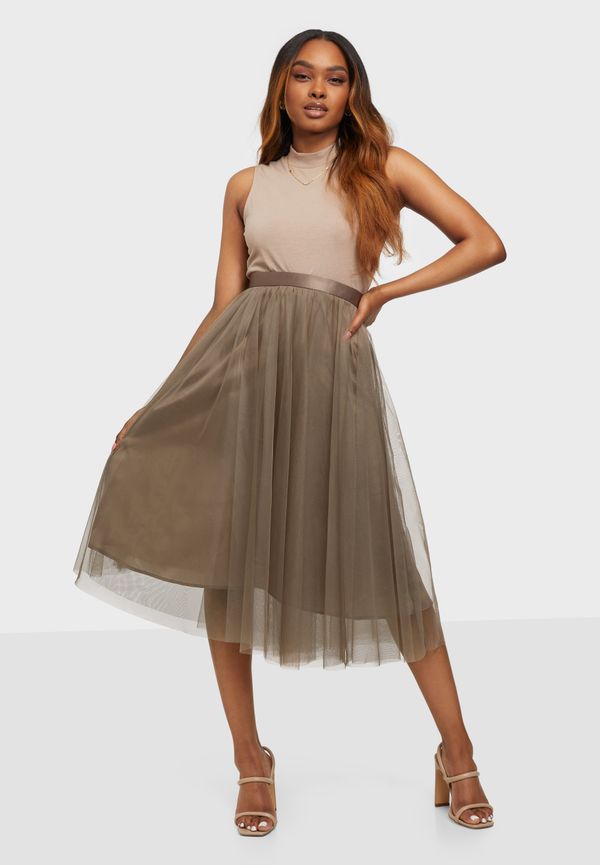 Ida Sjöstedt - Midikjolar - Taupe - Flawless Skirt - Kjolar - Midi Skirts