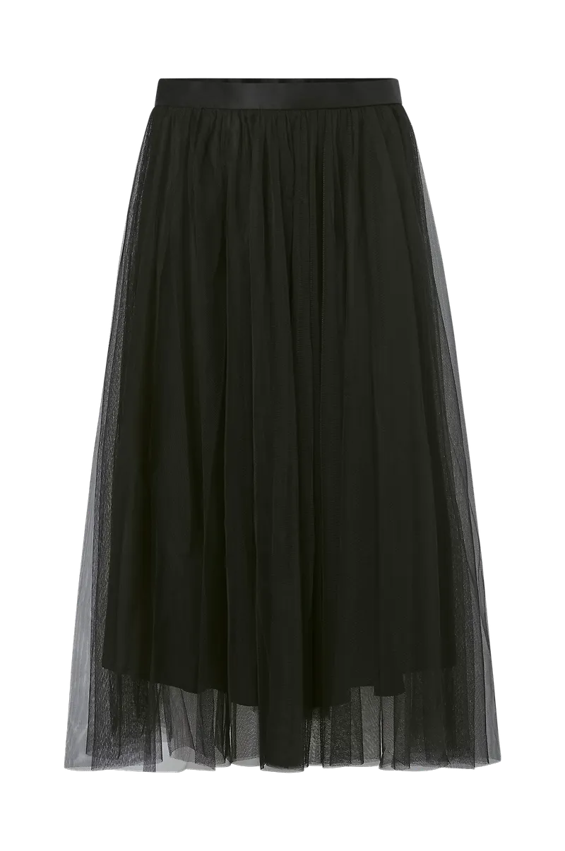 Ida Sjöstedt - Tyllkjol Flawless Skirt - Svart