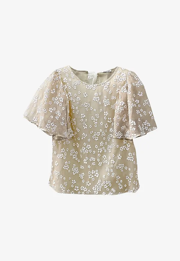 Ida Sjöstedt - Blus 223 Magda Top - Beige