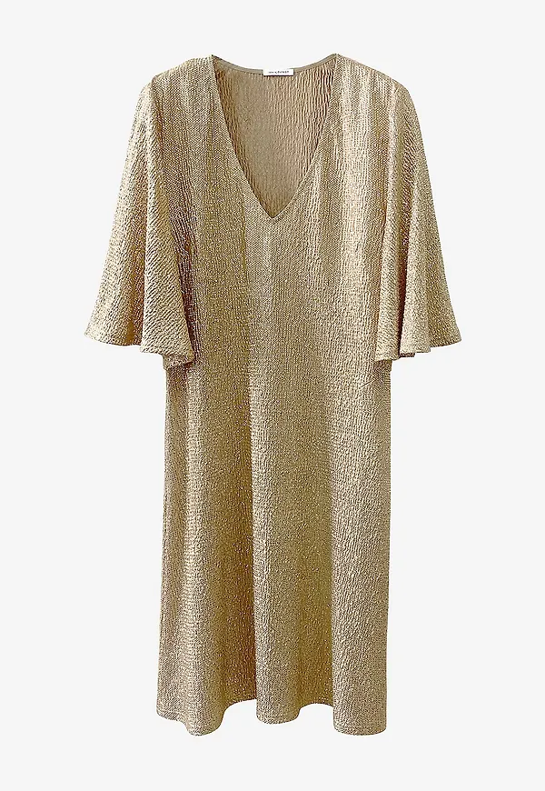 Ida Sjöstedt - Klänning 279 Beanie Dress - Guld