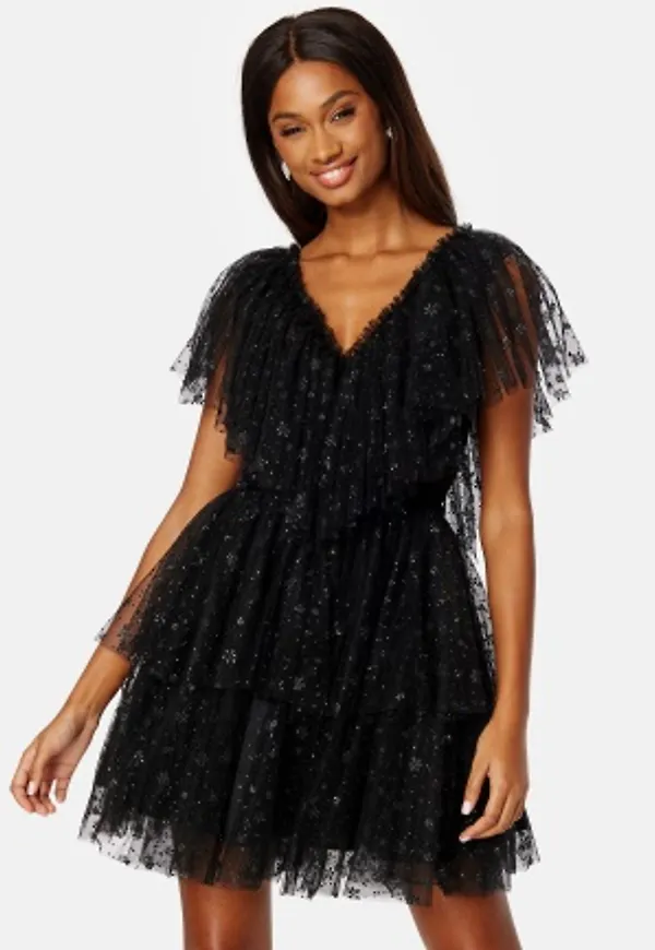 Ida Sjöstedt Aurora Dress Svart/Glitter 34