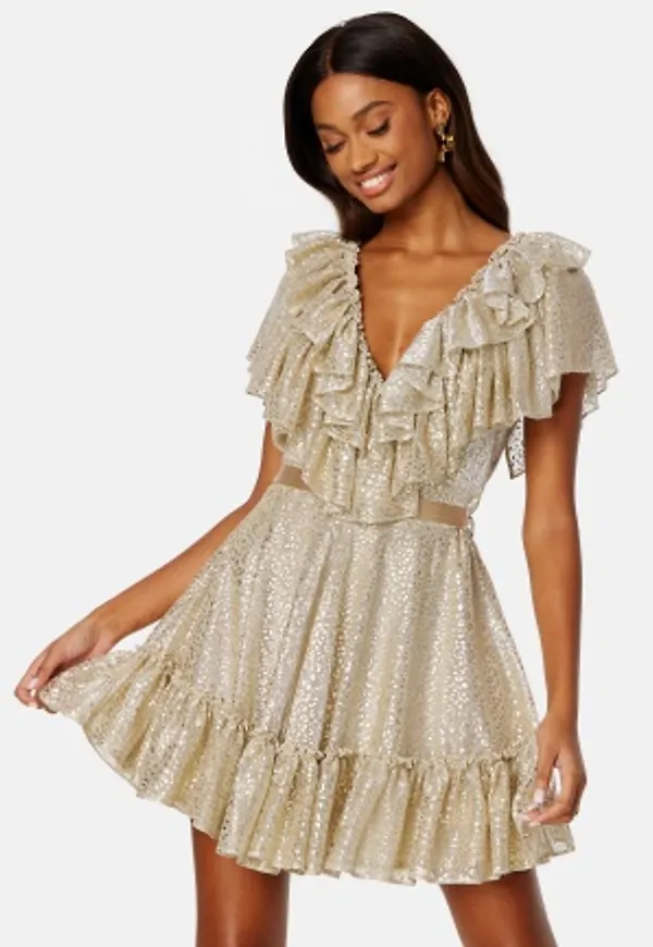 Ida Sjöstedt Justine Dress Gold 42
