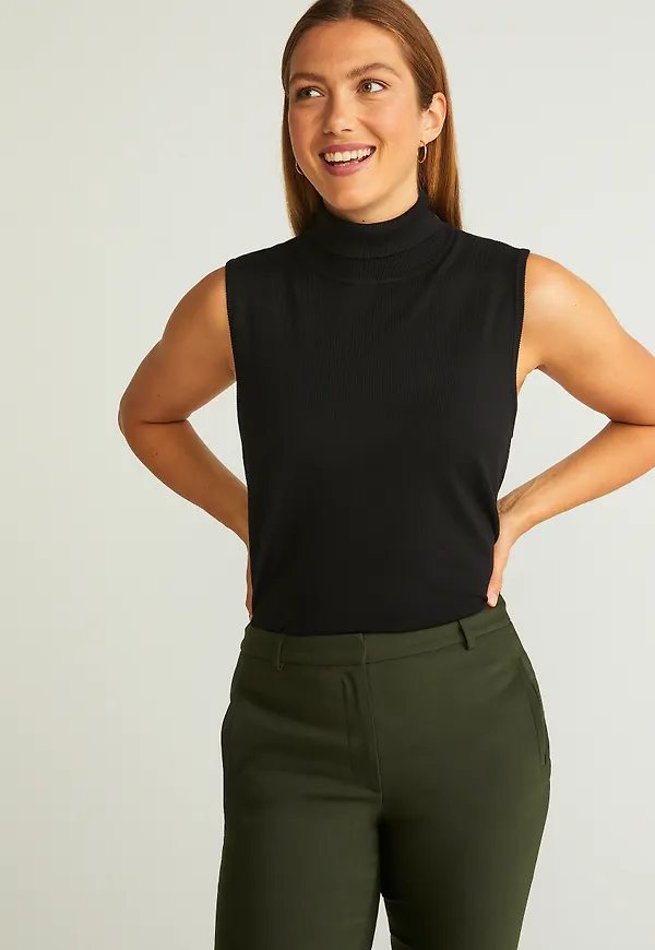 Ida sleeveless rollneck