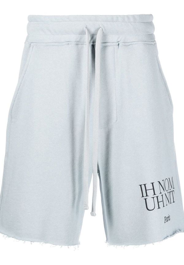 Ih Nom Uh Nit mjukisshorts med logotyp - Blå