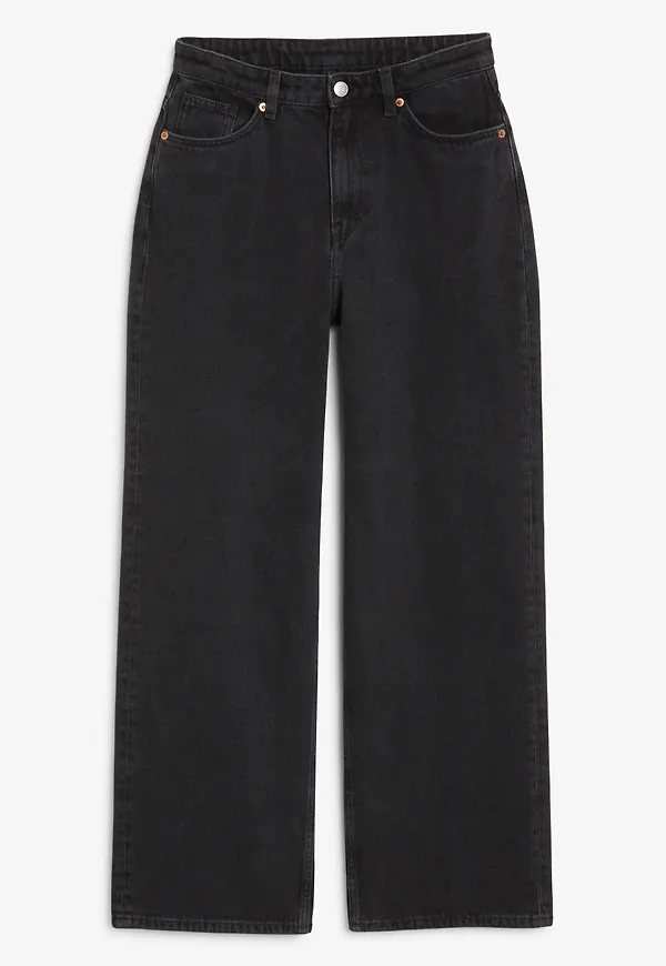 Iku high waist jeans - Black