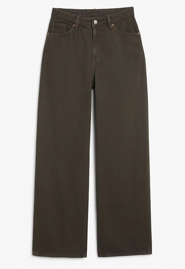 Iku high waist jeans - Brown