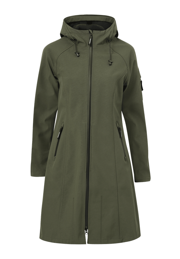 Ilse Jacobsen - Softshell Regnkappa Rain37 L - Grön