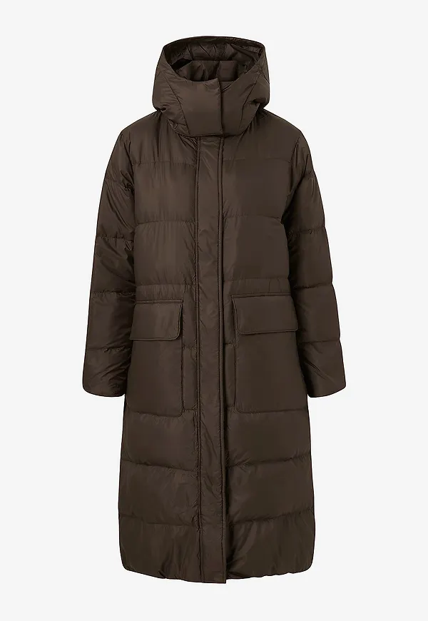 Ilse Jacobsen - Dunkappa Long Down Coat - Brun