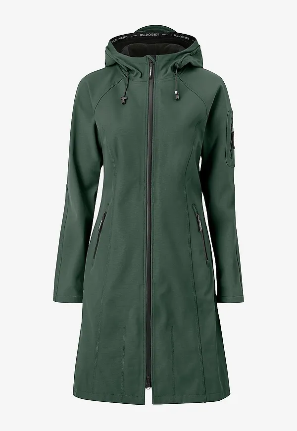 Ilse Jacobsen - Softshell Regnkappa Rain37 L - Grön
