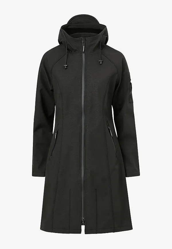 Ilse Jacobsen - Softshell Regnkappa Rain37 L - Svart