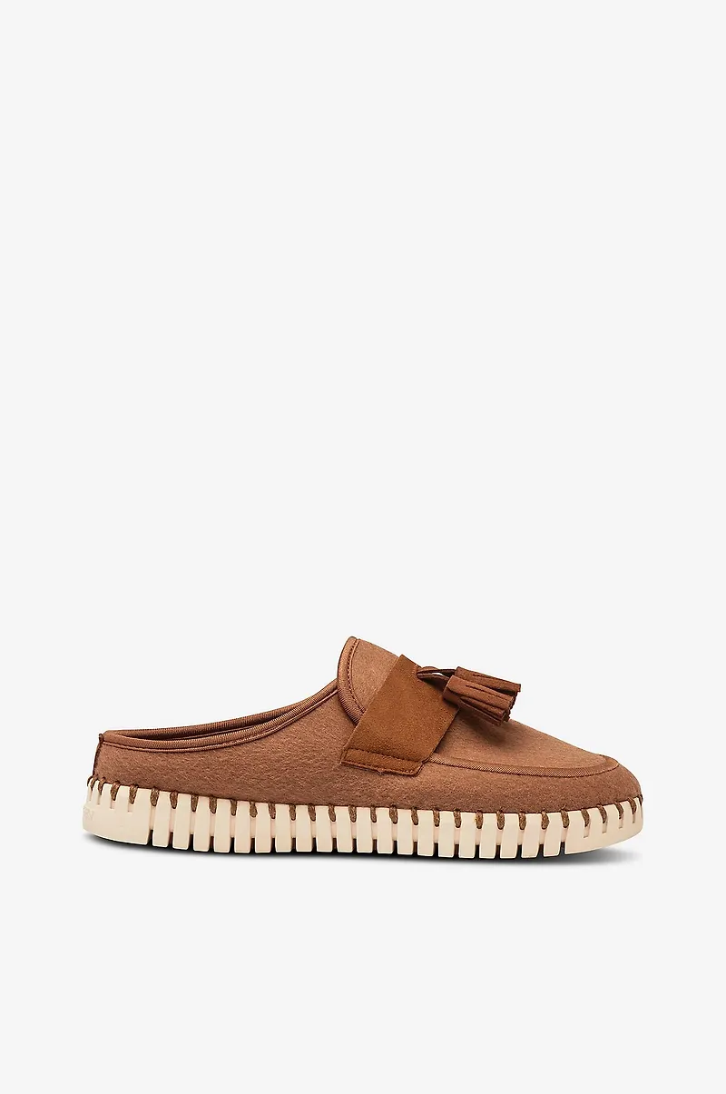 Ilse Jacobsen - Loafers Tulip Wool Mule - Brun