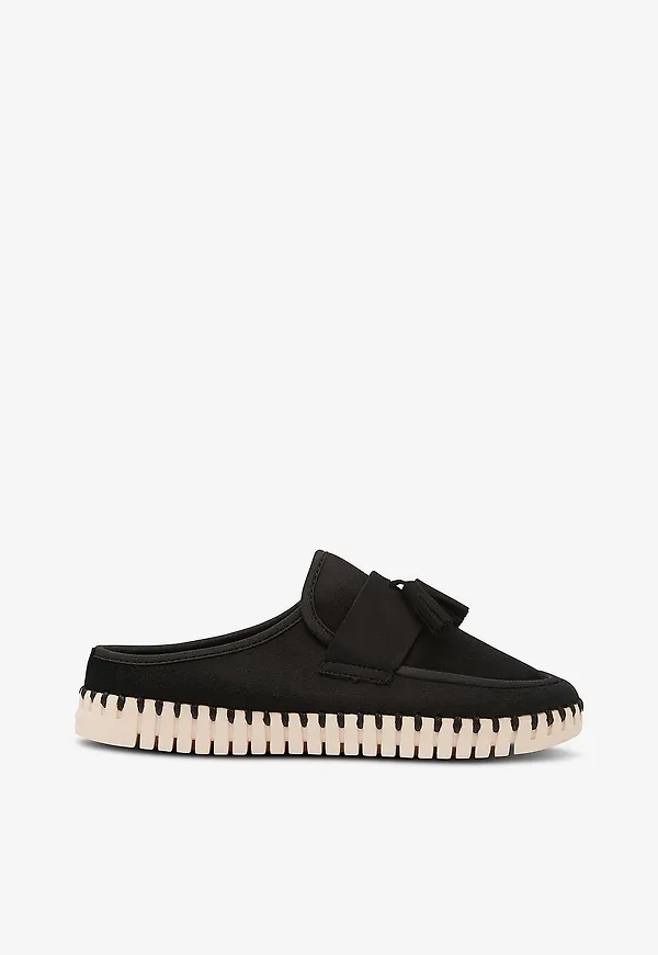 Ilse Jacobsen - Loafers Tulip Wool Mule - Svart