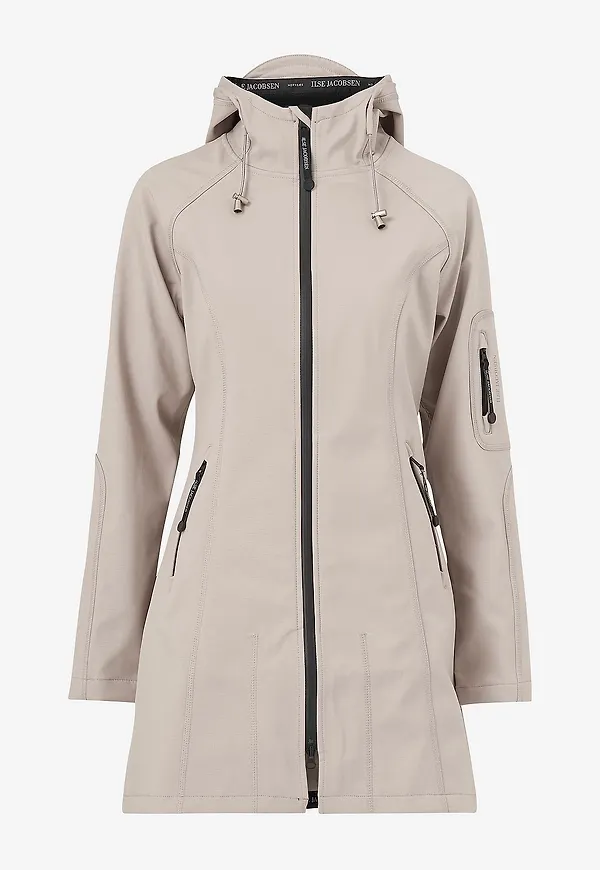 Ilse Jacobsen - Softshell Regnkappa Rain37 - Beige