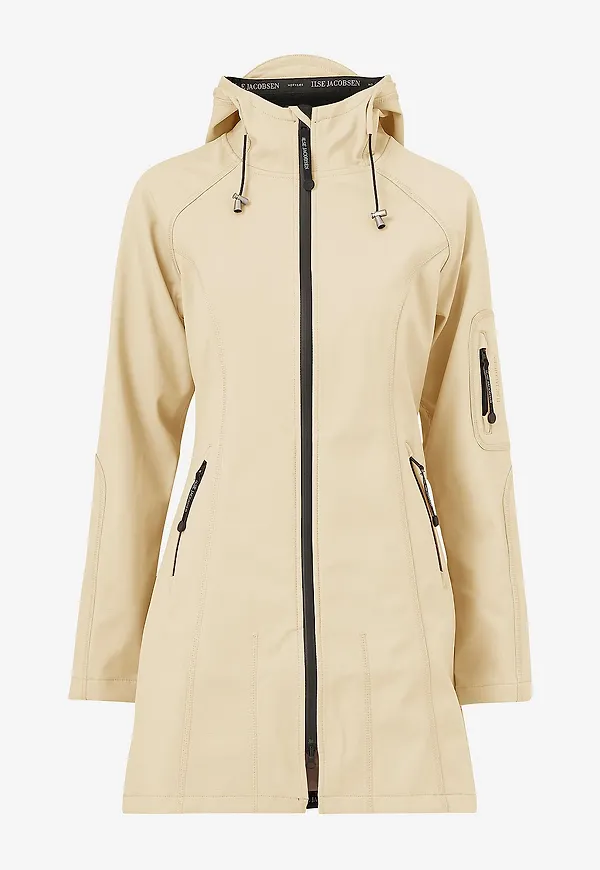 Ilse Jacobsen - Softshell Regnkappa Rain37 - Beige