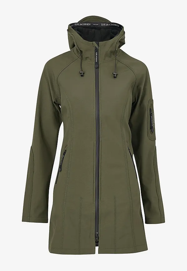 Ilse Jacobsen - Softshell Regnkappa Rain37 - Grön