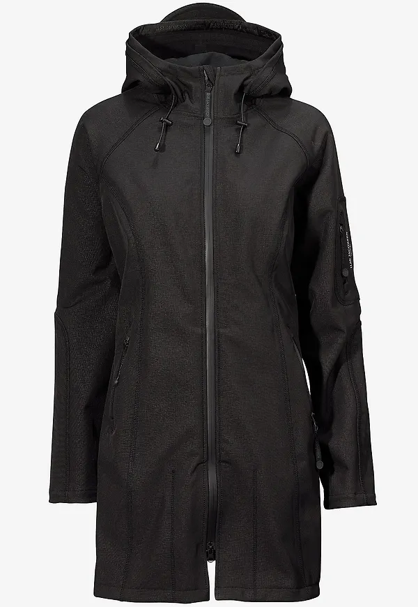 Ilse Jacobsen - Softshell Regnkappa Rain37 - Svart